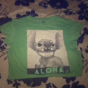 Green Disney Lilo & Stitch T-shirt
